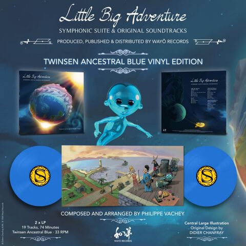 Vinyle Little Big Adventure Original + Symphonic Suite 2lp